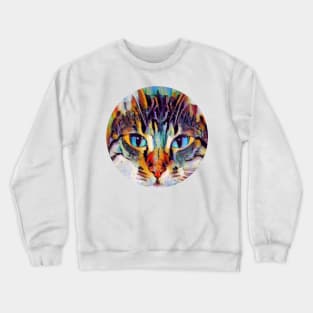 Bright-Eyed floppy cat Crewneck Sweatshirt